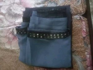 Gray Ombre Maxi Skirt