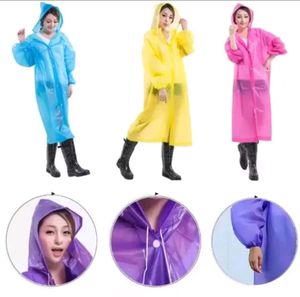 TRANSPARENT THICK RAINCOAT KOREA STYLE Unisex