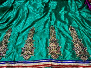 Rose Colour Saree