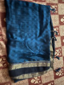 Elegant Blue Saree