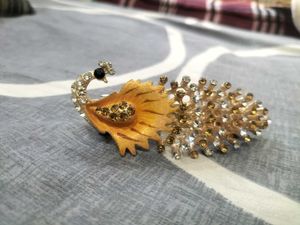 Peacock Design Hair Clip