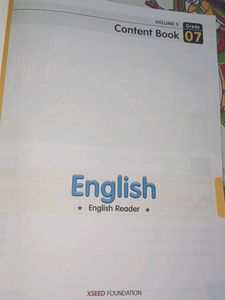 XSEED Grade 7 English Book👍🏻