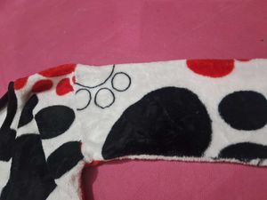 Paw Print Fuzzy Pullover