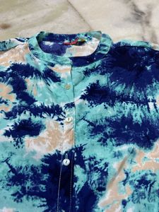 VISHUDH TIE DIE KURTA