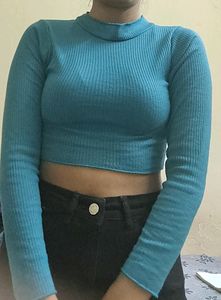Green Ripped Top
