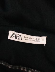 zara fitted dress in black ☻