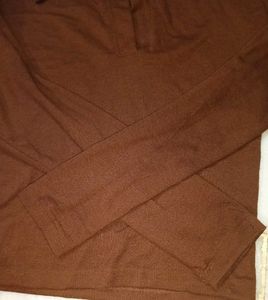 Brown Long Sleeve Top