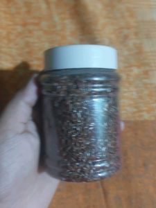 Flax Seeds in Jar
