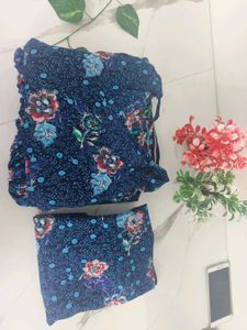 Frock Plazo Set (Printed Gorget Stiched)