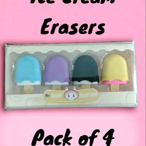 Quirky Food Erasers