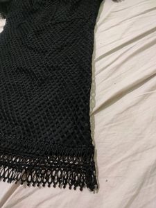 Black One piece Mini Rich New Stylish Party Wear