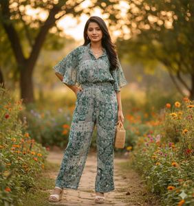 Floral Print Jumpsuit