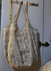 Y2k Snake Print Hobo Bag