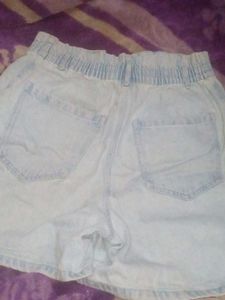 Light Wash Denim Skirt