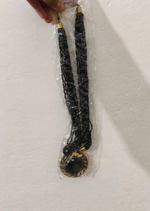 Black Long Necklace