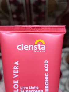 Clensta Red Aloe Vera Sunscreen SPF 50
