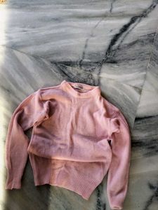 Vintage Pink Knit Sweater
