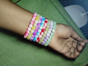 Dual Shade Beads Bracelet