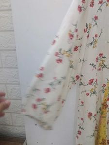 Floral Print Kurta