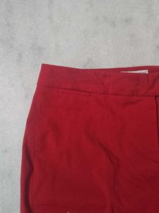 Red Flared Pants