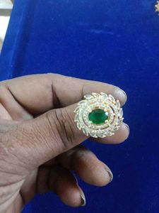 Green AD Stone Ring