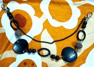 Beaded Jeans Side Strap
