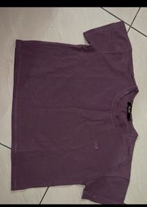 5 Over Size Crop T Shirt