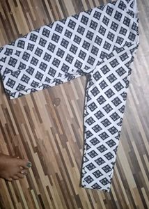 Patterned Long Sleeve Top