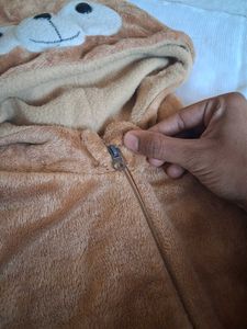 Adorable Bear Costume Onesie