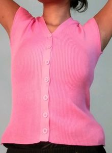 Pink Sleeveless Top