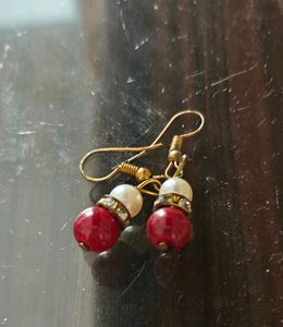 Pearl Necklace &amp; Earring Set