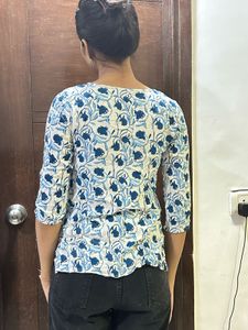 Floral Shot Kurti