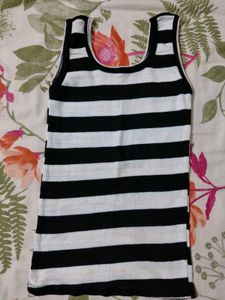 Black And White Tank Top