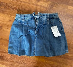 Skorts Denim Mini Skirt Size Small