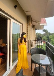 Yellow Palazzo Set