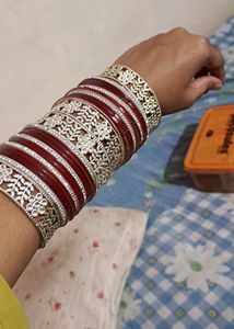 Maroon Colour Bridal Chuda