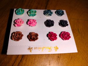 Cutie pie rose Stud Earrings