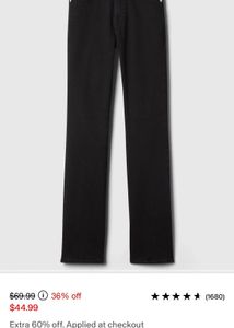 GAP Floral Flare Jeans