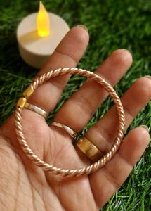 Twisted Adjustable Copper Kada✨️