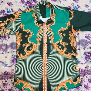 mens fancy shirt pushpa print