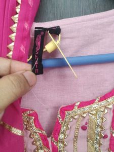 Pink Embroidered Kurta &amp; Dupatta Never Used