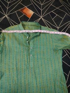 Festival Wearing Net Kurta Men