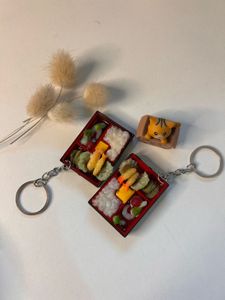 Bento Box Food Keychain 🍱