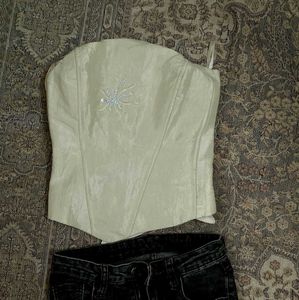 Off White Vintage Corset.