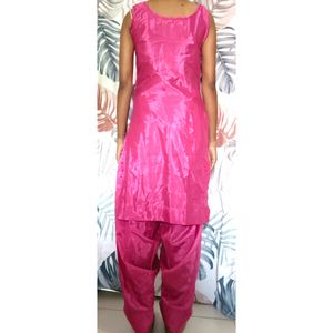 Dark Pink Colour Suit