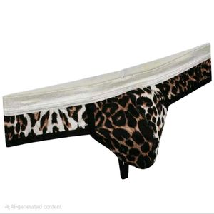 Animal Print Thong