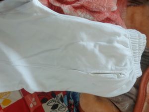 White Joggers