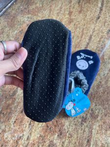 Blue Shoe Socks For Baby