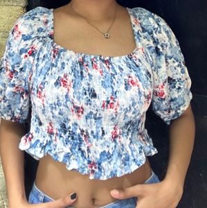 Floral Crop Top