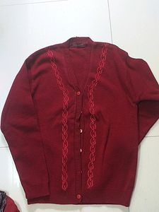 Red Colour Sweater